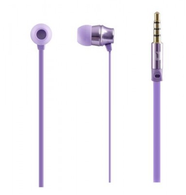 Audífonos In EAR Mobifree METALIC - Morado, Alámbrico, 1.2 m Audífonos In EAR Mobifree METALIC - Morado, Alámbrico, 1.2 m